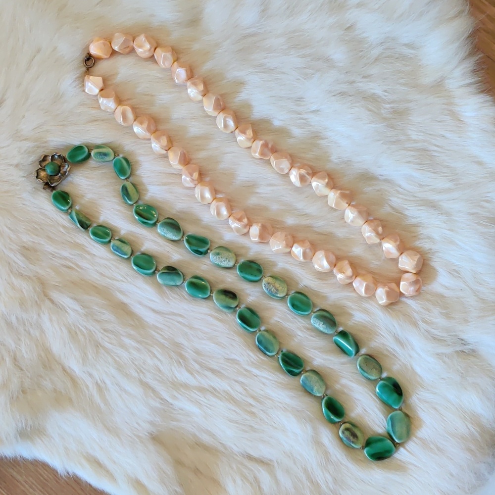Vintage 1960s Statement Necklaces from Japan